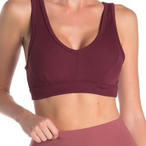 Alo yoga black cherry togetherness sports bra